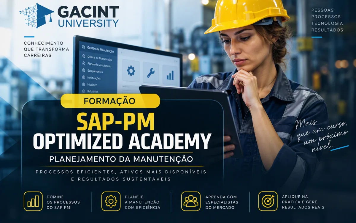 SAP-PM – OPTIMIZED ACADEMY – PLANEJAMENTO DA MANUTENÇÃO